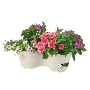 ELHO Trio Plant & Flower Pot - Cotton White - 46cm 8711904314514 only5pounds-com