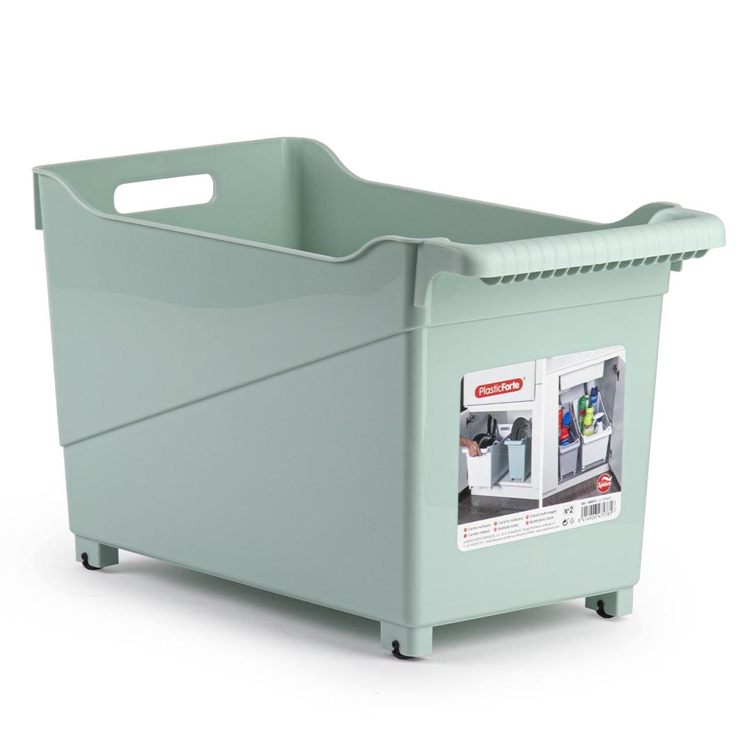 24cm Multi Function Storage Trolley - Assorted Colours Mint Green only5pounds-com