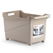 24cm Multi Function Storage Trolley - Assorted Colours Taupe only5pounds-com