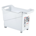 38cm Multi Function Storage Trolley - Assorted Colours White only5pounds-com