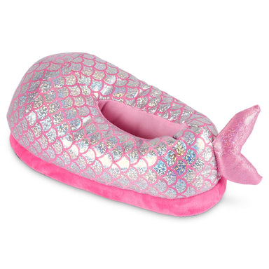 3D Padded Slippers Pink Mermaid - UK Size 2-6 only5pounds-com