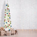 6ft Pop Up Pre-Decorated Slimline Christmas Tree With 60 LED Lights - Assorted Colours 6ft White Tree with coloured baubles & 60 LED Lights 5056150286257 only5pounds-com