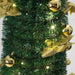 6ft Pop Up Pre-Decorated Slimline Christmas Tree With 60 LED Lights - Assorted Colours only5pounds-com