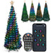 6ft Pop Up Smart LED Bluetooth Controlled Artificial Christmas Tree only5pounds-com