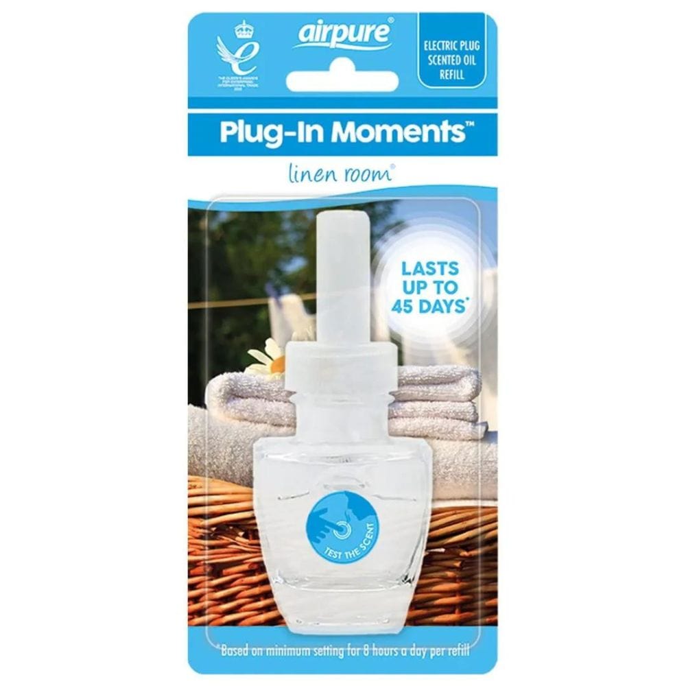 Airpure Electric Plug-In Moments Refill - Linen Room - 20ml 5060194136744 only5pounds-com
