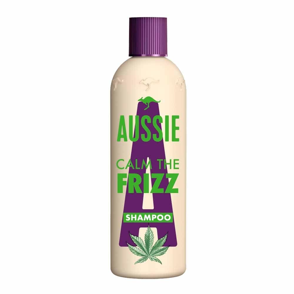 Aussie Calm The Frizz Hemp Shampoo - 300ml 8001841389486 only5pounds-com