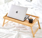 Bamboo Serving Tray With Foldable Legs - 30 x 50cm 5056536103567 only5pounds-com