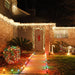 Battery Operated 8 Function LED Icicle Lights (240 Lights) - Warm White Lights 5056150236528 only5pounds-com