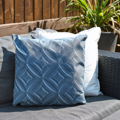 Blue Diamonds Outdoor Garden Cushion - 42 x 42cm 8713229053642 only5pounds-com