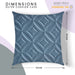 Blue Diamonds Outdoor Garden Cushion - 42 x 42cm-8713229053642-only5pounds.com