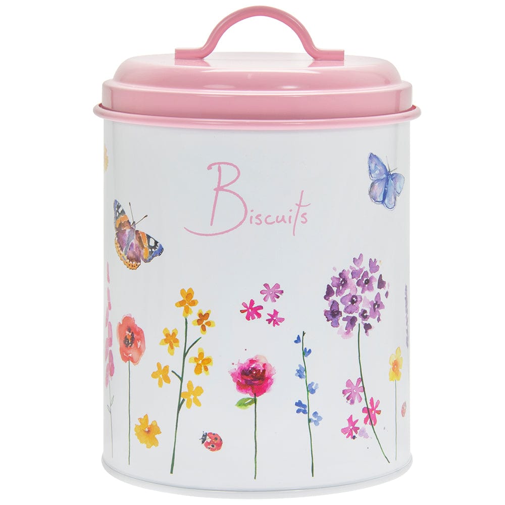 Butterfly Garden Biscuits Tin - 19cm 5010792467283 only5pounds-com