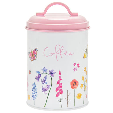 Butterfly Garden Coffee Canister - 19cm 5010792467269 only5pounds-com