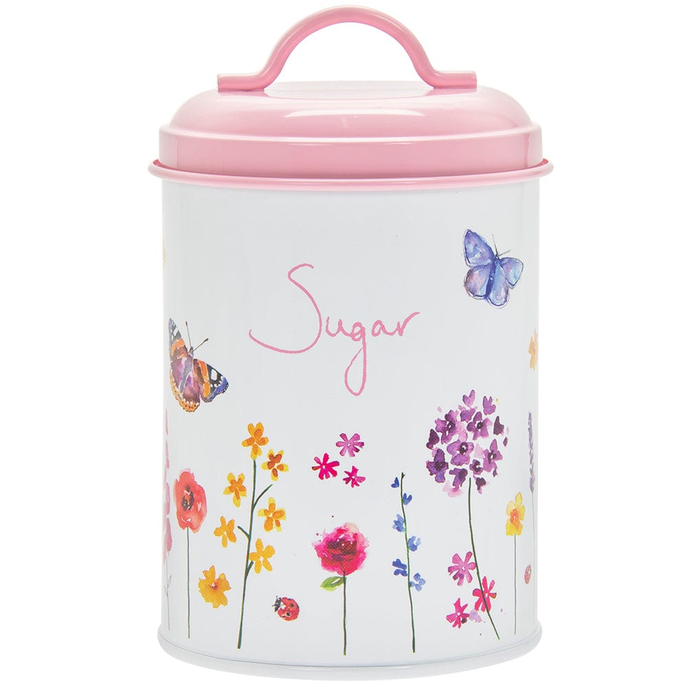 Butterfly Garden Sugar Canister - 19cm 5010792467276 only5pounds-com