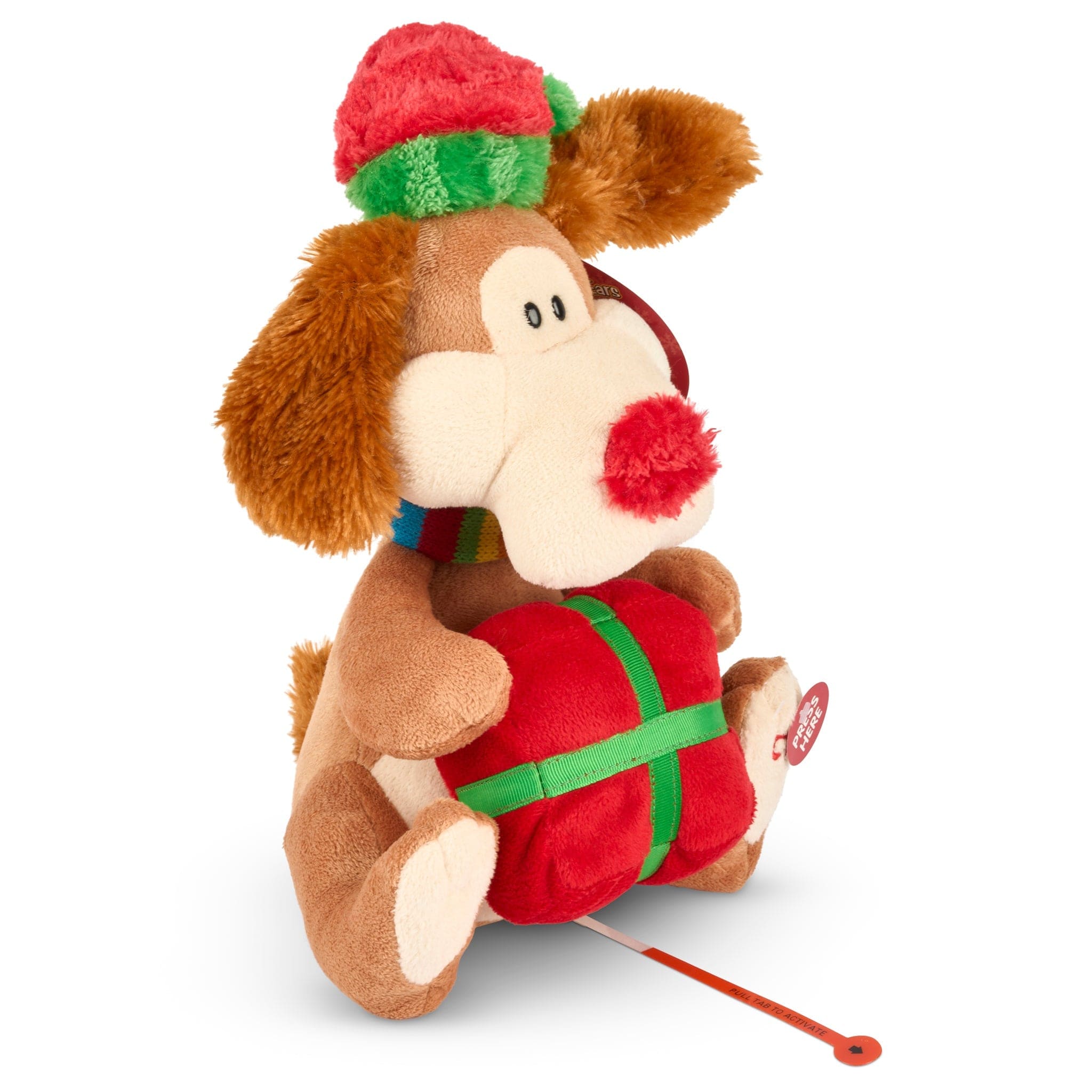 Christmas Plush Musical Animated Decoration - Flapping Ears Hound Dog only5pounds-com