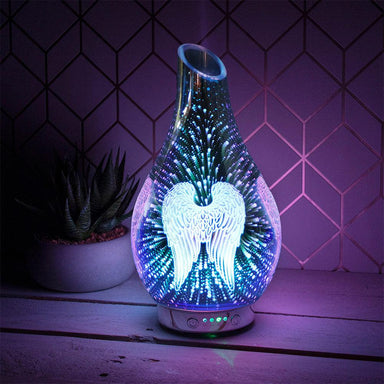 Desire Angel Wings Colour Changing Aroma Humidifier 5010792463827 only5pounds-com