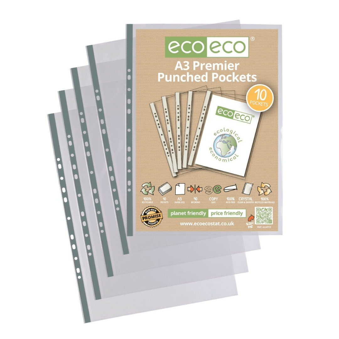 Eco Eco A3 Presentation 10 Pockets Display Book 5060454450139 only5pounds-com