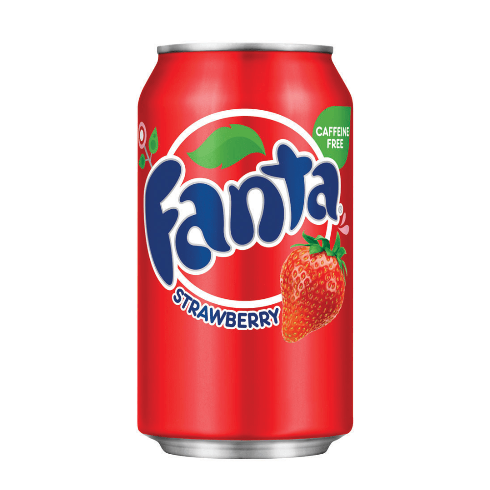Fanta Strawberry Soda 335ml Single (1) 4900003075 only5pounds-com
