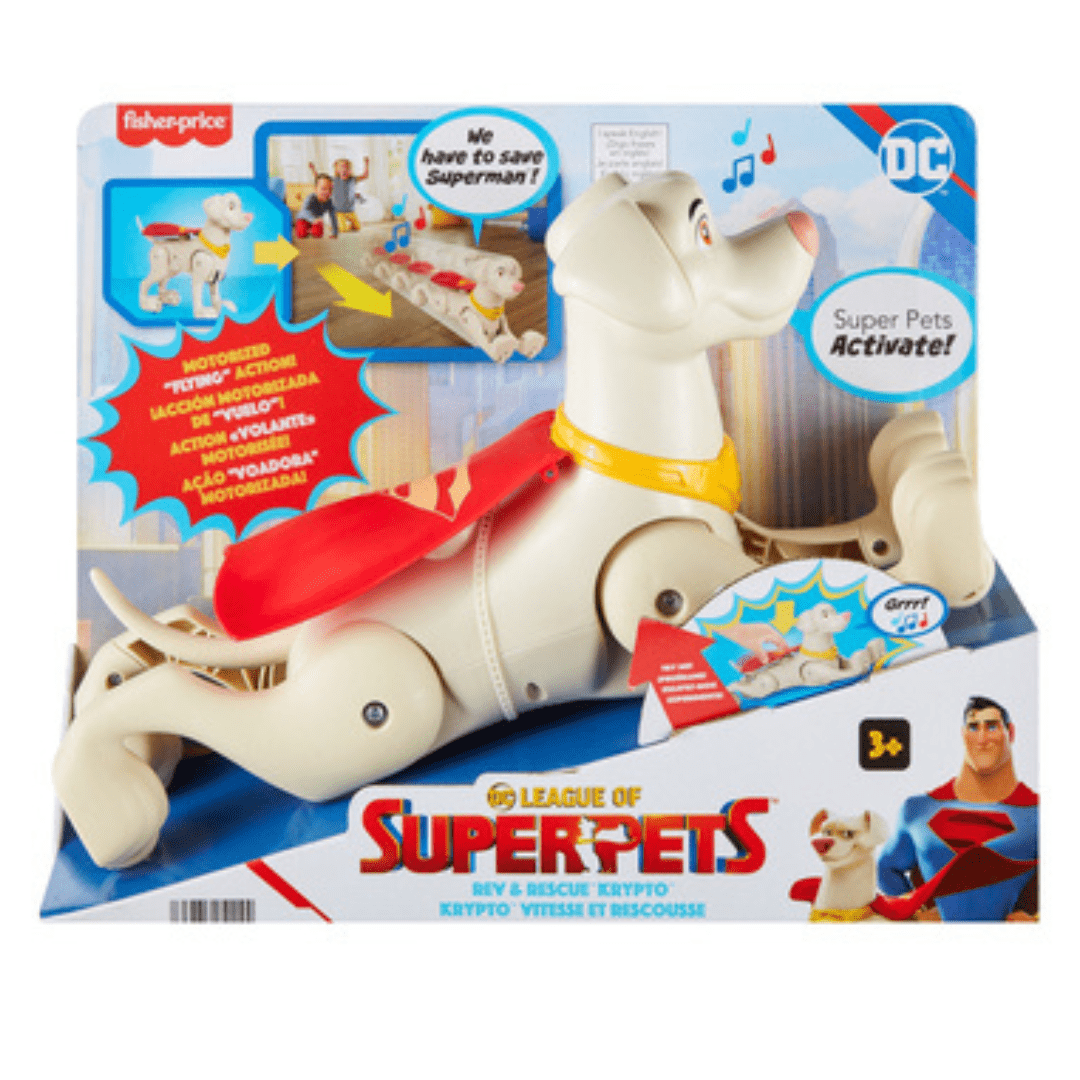Fisher-Price Rev & Rescue Krypto: DC League of Super-Pets Adventure 194735083831 only5pounds-com
