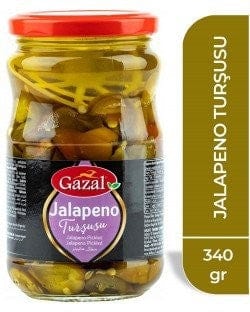 Gazal Pickled Jalapeños - 340g 8690317044860 only5pounds-com