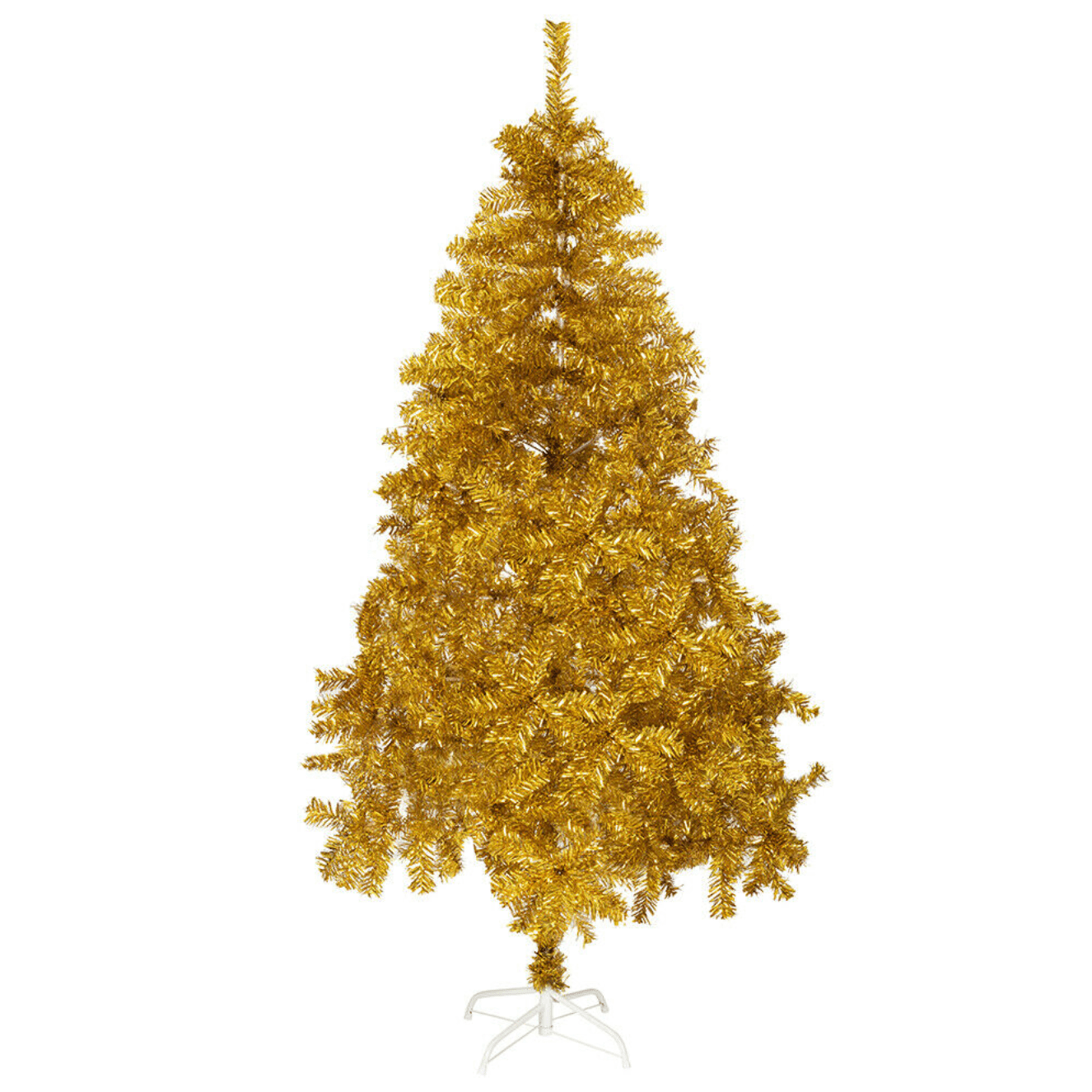 Gold Artificial Fir Christmas Tree - 4-7ft only5pounds-com