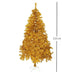 Gold Artificial Fir Christmas Tree - 4-7ft 7ft (210cm) only5pounds-com