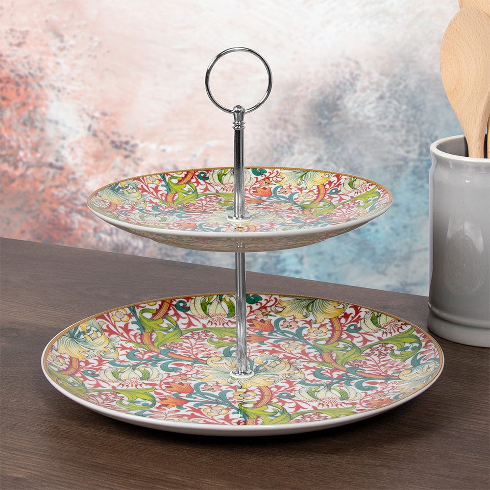 Golden Lily Cake Stand 5010792949468 only5pounds-com