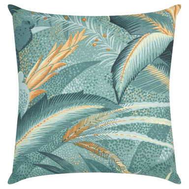 Green Leaves Outdoor Garden Cushion - 42 x 42cm 8713229053635 only5pounds-com