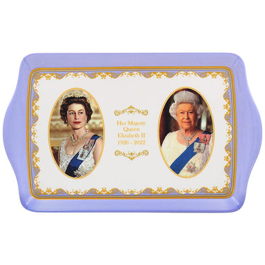 HM Queen Elizabeth II Commemorative Tray - Large 5010792182117 only5pounds-com