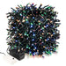 Indoor/Outdoor 8 Function LED Waterproof Cluster Fairy Lights with Green Cable (720 Cluster Lights - 17.5M Cable) - Multicoloured Lights 5056150226451 only5pounds-com