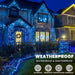 Indoor/Outdoor 8 Function LED Waterproof Fairy Lights with Clear Cable (800 Lights - 60M Cable) - Blue 8800225811359 only5pounds-com