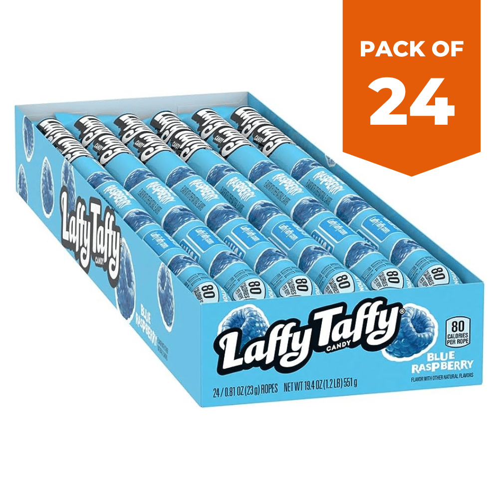 Laffy Taffy Rope Blue Raspberry Pack of 24 79200469863 only5pounds-com