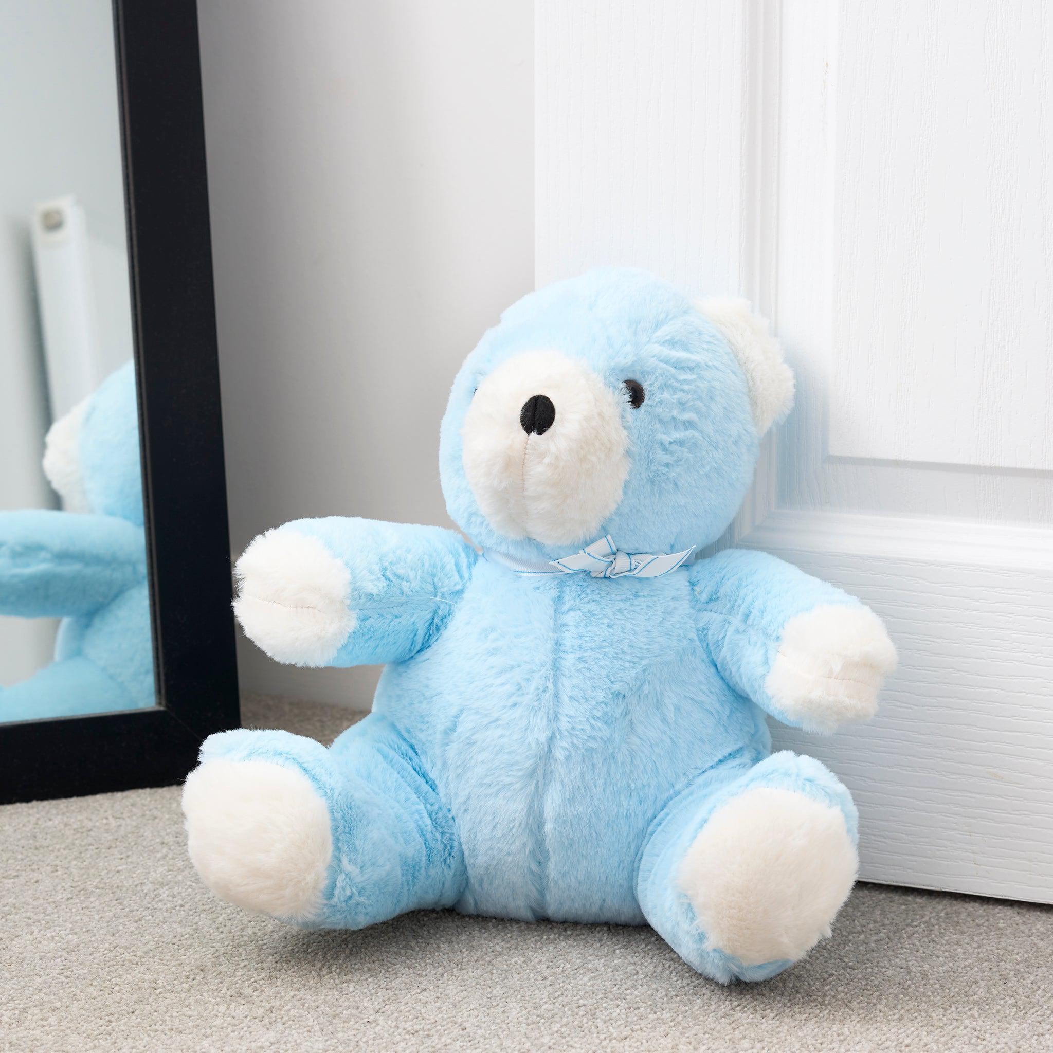 Large Blue "Ben" Teddy Bear Door Stop - 29cm 5010792441061 only5pounds-com