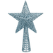 Large Ice Blue Glitter Star Tree Top - 25 x 36cm 5050570000000 only5pounds-com