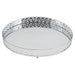 Large Round Silver Mirrored Tray - 31 x 31 x 3cm 5010792487908 only5pounds-com
