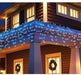 LED Indoor & Outdoor Snowing Icicle Chaser Lights with White Cable (2000 Lights) - Blue Lights 8800225838349 only5pounds-com