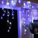 LED Indoor & Outdoor Snowing Icicle Chaser Lights with White Cable (2000 Lights) - White Lights 8800225838219 only5pounds-com