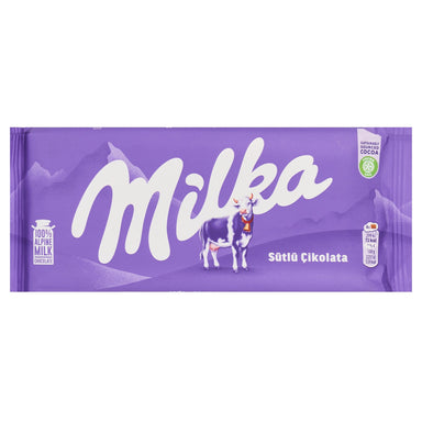 Milka - Alpine Milk Chocolate Bar - 80g 7622210983343 only5pounds-com