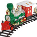 Musical Festive Christmas Train Set With Santas Sleigh - 260cm 4088600326139 only5pounds-com