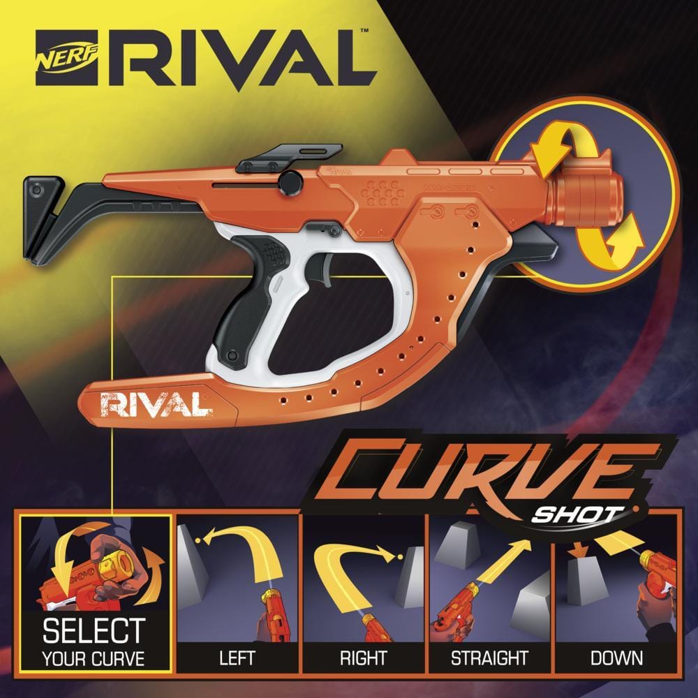 Nerf Rival Sideswipe XXI 1200 Blaster 5010993803675 only5pounds-com