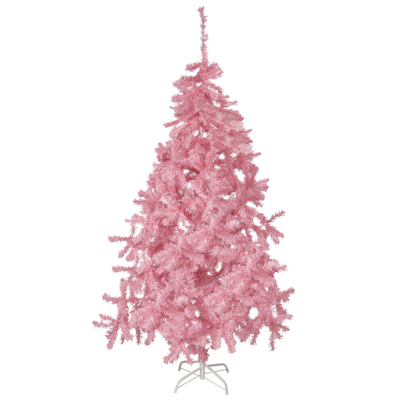Pink Artificial Fir Christmas Tree - 4-7ft only5pounds-com