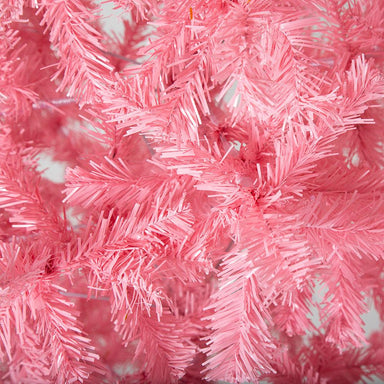 Pink Artificial Fir Christmas Tree - 4-7ft only5pounds-com