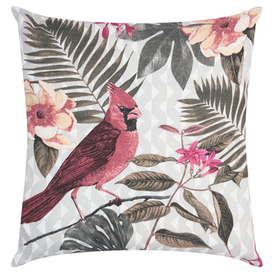 Pink Tropical Birds Outdoor Garden Cushion - 42 x 42cm 8713229053635 only5pounds-com
