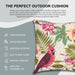 Pink Tropical Birds Outdoor Garden Cushion - 42 x 42cm 8713229053659 only5pounds-com
