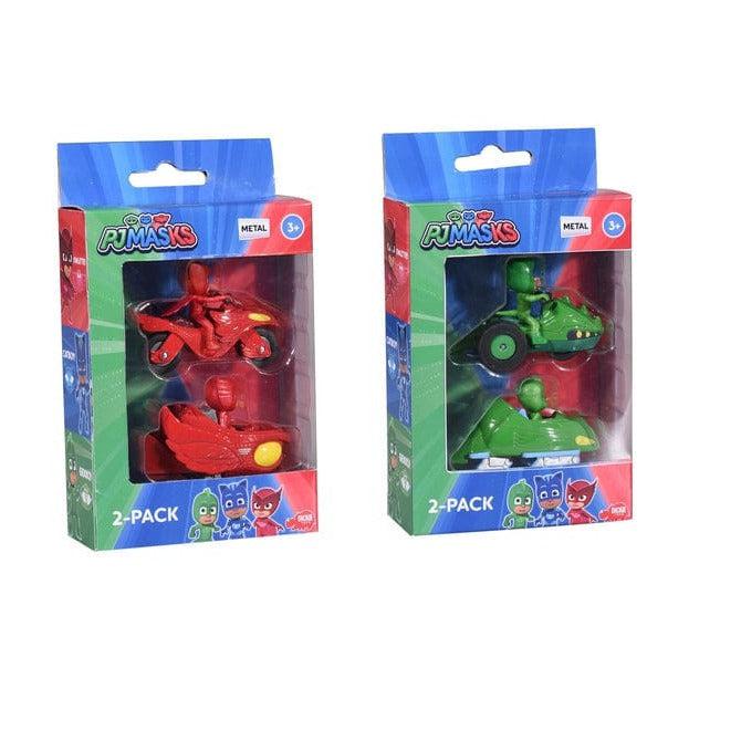 PJ Masks Diecast Metal Vehicle and Hero Twin Pack - assorted 4006333060571 only5pounds-com