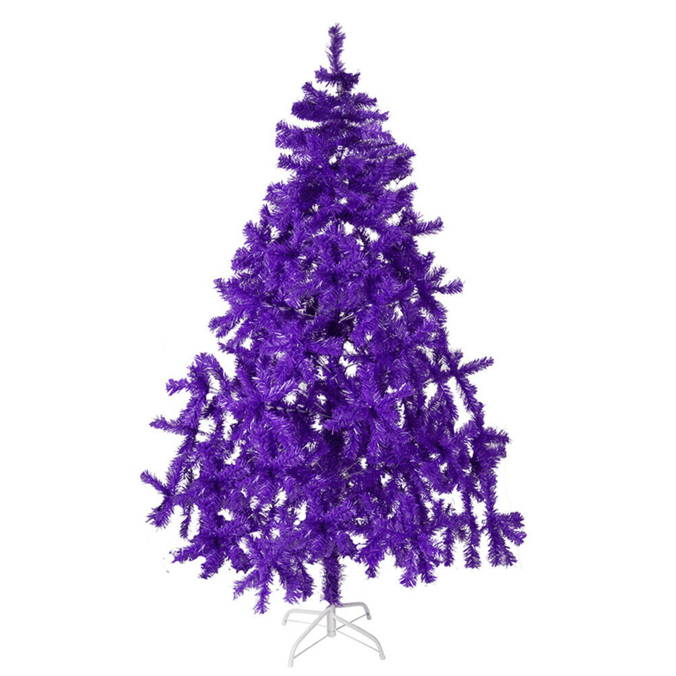 Purple Artificial Fir Christmas Tree - 4-7ft only5pounds-com