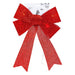 Red Glitter Light Up Tinsel Bow - 29 X 43 X 10cm 5050565350985 only5pounds-com
