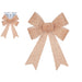 Rose Gold Tinsel Bow - 22 x 32 x 7cm 5050565422941 only5pounds-com