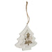 Rustic Christmas Tree Decoration - Wooden Floral Tree 8718658068991 only5pounds-com