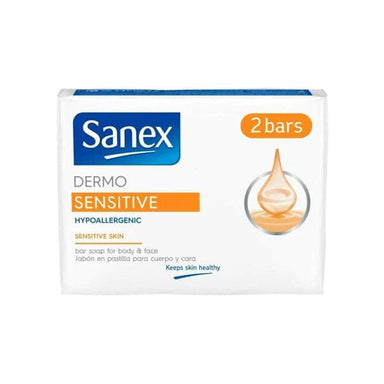 Sanex Dermo Sensitive Hypoallergenic Soap Bars 2pk 8718951268494 only5pounds-com