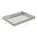 Silver Multi Crystal Storage Decorative Tray - Assorted Sizes Small 5010792482842 only5pounds-com